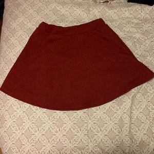 Maroon skirt